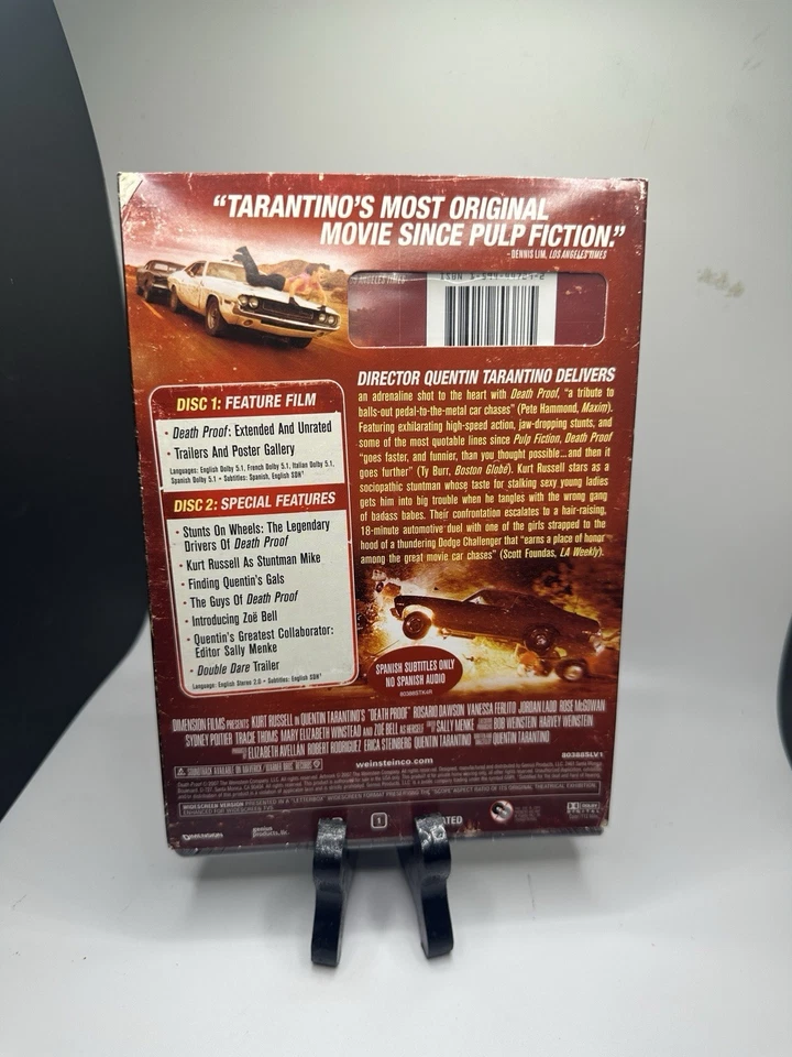 Death Proof Extended And Unrated 2 Disc Special Edition DVD - Image 2 of 2