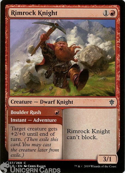 Rimrock Knight Common Mint MTG Card :: :: Challenger Decks 2021 :: ::