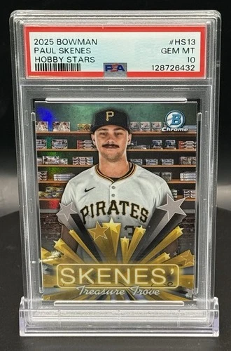 2025 Bowman Chrome PAUL SKENES Hobby Stars #HS-13 ~ PSA 10 GEM MINT ~ Pirates