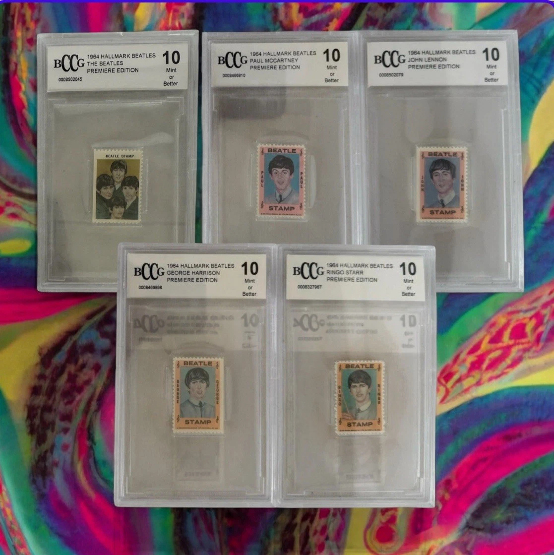 BCCG プルーフ品 ビートルズ 切手風5件 BCCG プルーフ品 ビートルズ 切手風5件 BCCG プルーフ品 ビートルズ