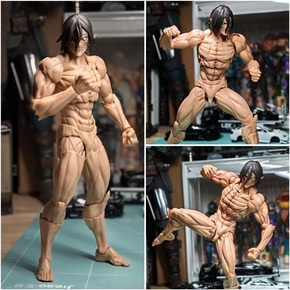 Figurine eren Titan Nu L'attaque des Titans Shingeki No Kyojin Jouet Articulé