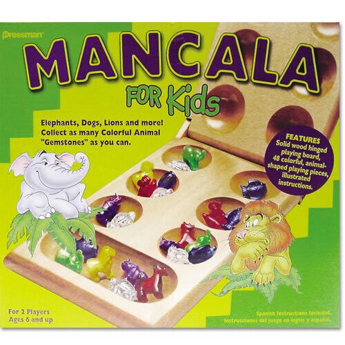 Mancala Board Game Set With Folding Wooden Board Multi Color - Temu