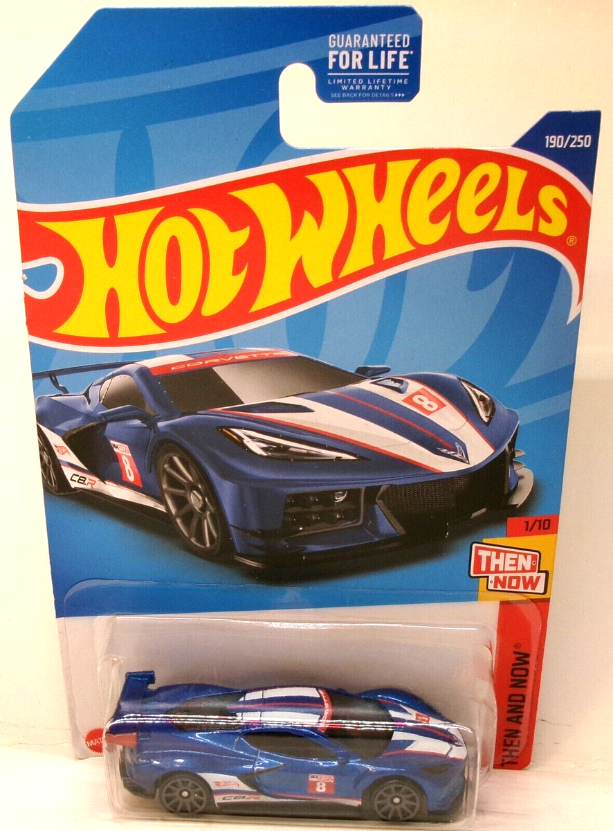 2022 HOT WHEELS 1:64 HW THEN AND NOW 1/10 BLUE 2020 CORVETTE C8.R