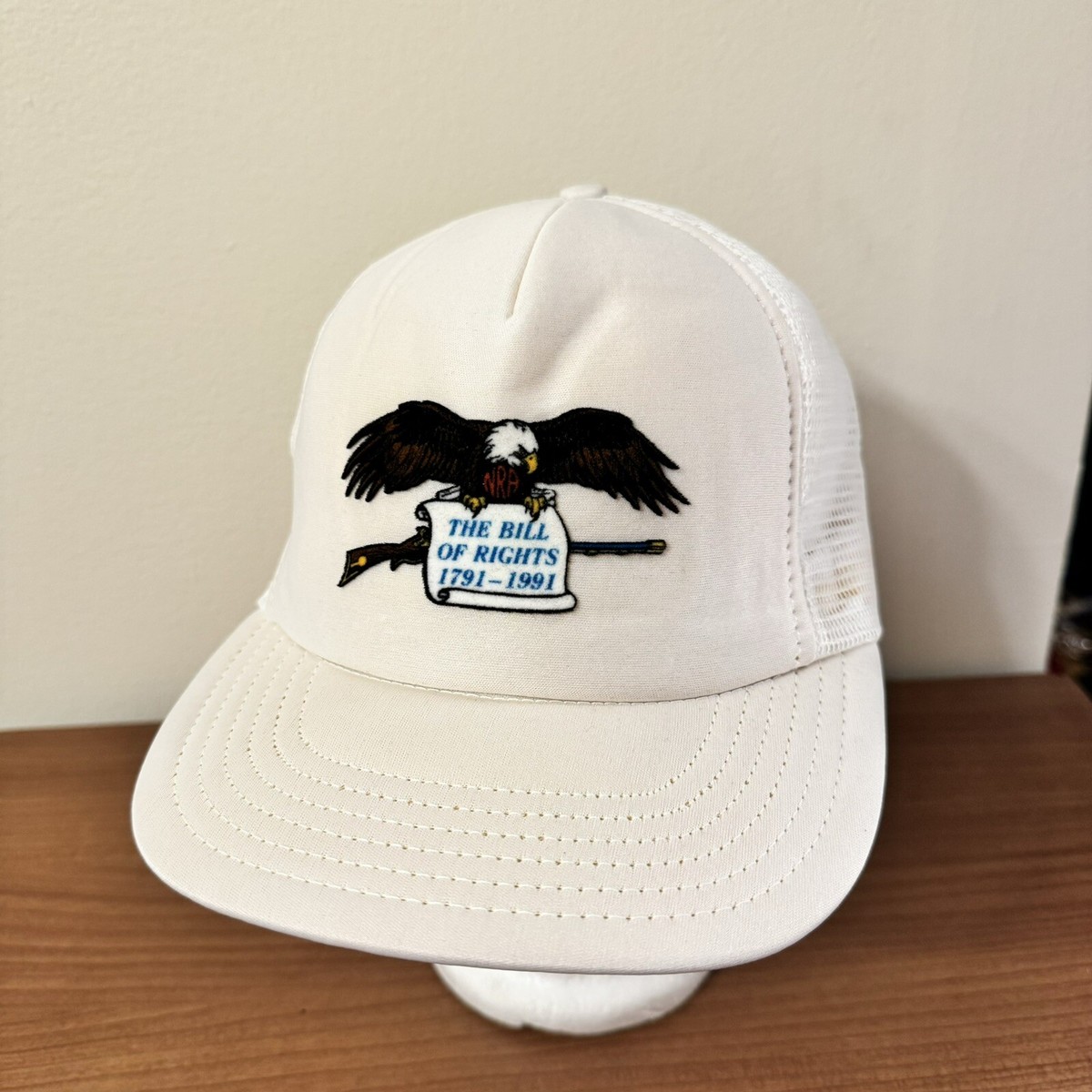 Casquette Vintage NRA 1991 - Logo Eagle Bill Of Rights, Occasion, Unbranded