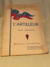 n0 21  juin 1948 l'artilleur de France revue periodique bulletin trimestriel