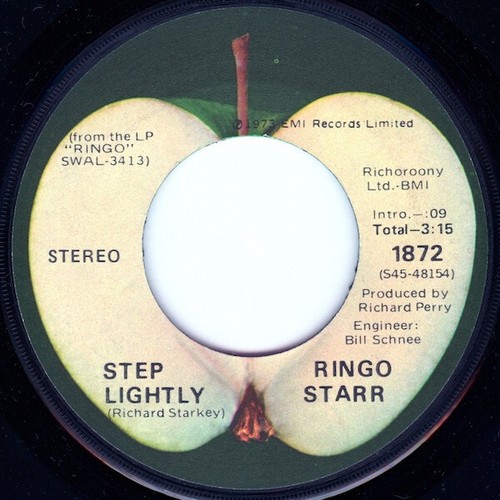 Ringo Starr - Oh My My APPLE 1872 USA 7 Inch VINYL SINGLE V2 - Picture 2 of 2
