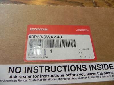 Genuine Honda,Door Edge Guards - Honda (08P20-SWA-140)