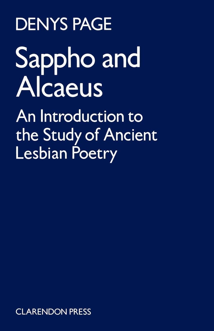 Thumbnail - Sappho And Alcaeus | Denys L. Page | Taschenbuch | Paperback |
