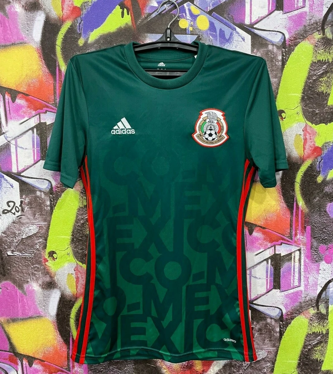 Mexico National Football Team Jersey Shirt Top Adidas 2016 Mens S |