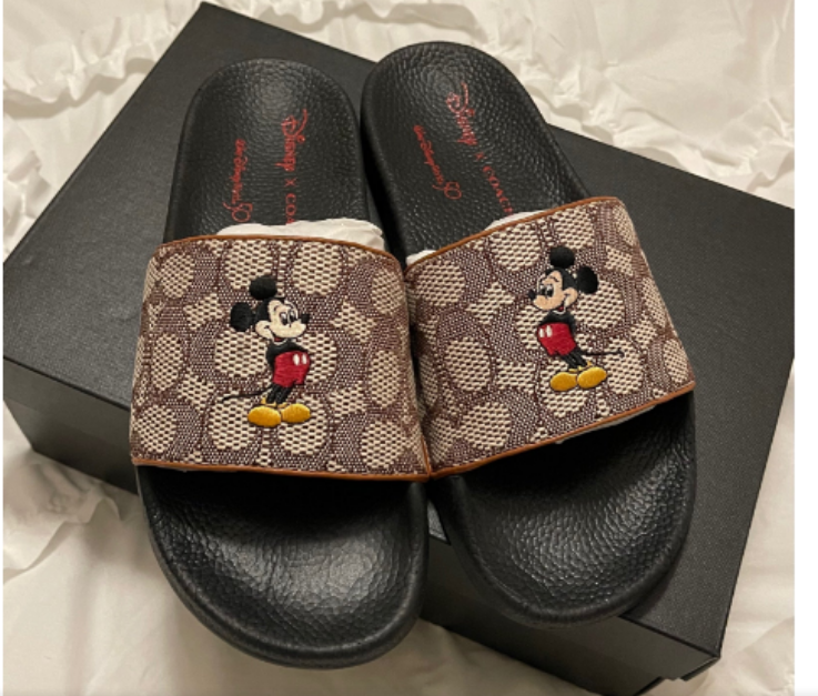 COACH DISNEY x 50th Anniversary of Walt Disney Sport Slides Sandal