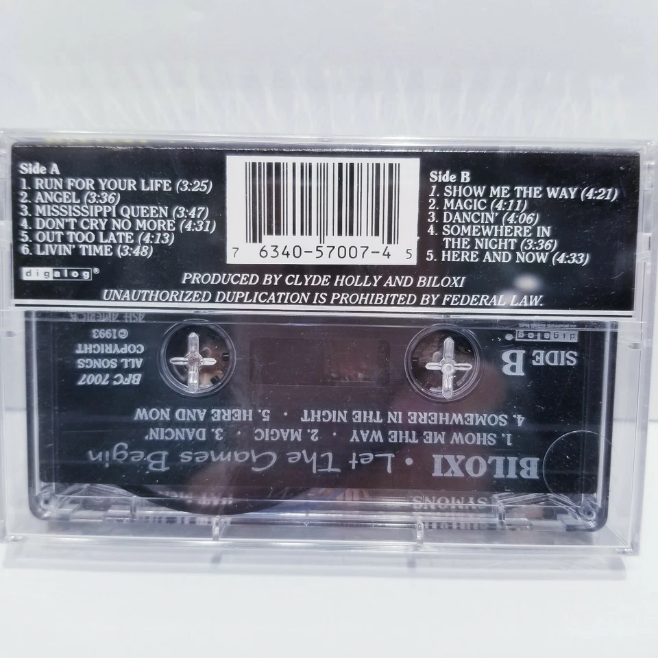 FS| New, sealed Vintage BILOXI - "Let The Games Begin" Cassette Tape - Image 2 of 2