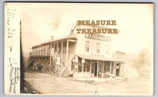 1906 RPPC ALLENTOWN, NY, AE BRANDON HARDWARE STORE ALMA ALLEGANY CO Postcard P91