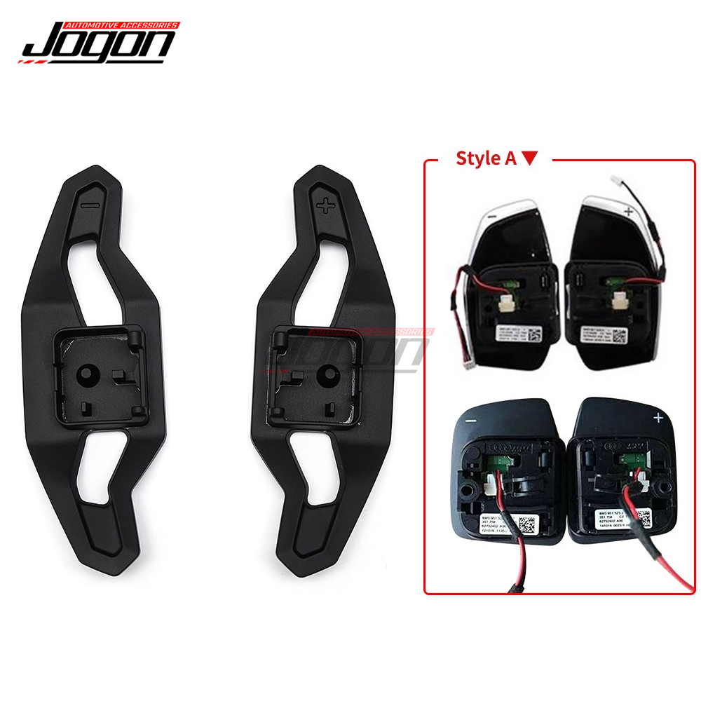 CT-CARID Aluminum Steering Wheel Shifter Shifter Extension Suitable for Audi A4L A5 Q7 TT TTS S4 Q2 S3 2015-2017 (Black