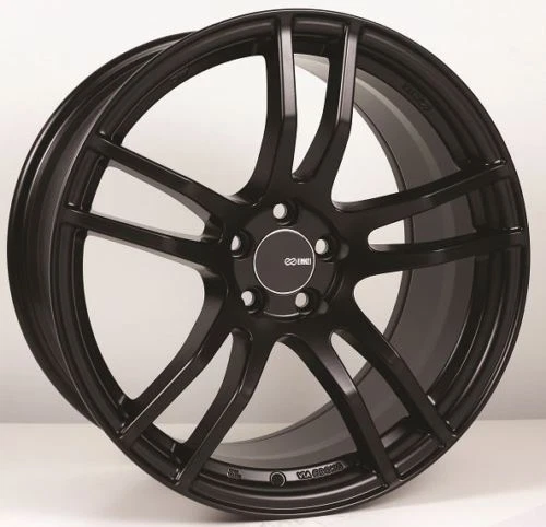 Enkei TS-5 17x9 roda brilhante preta 5x114.3 +40mm deslocamento 72.6mm furo - Imagem 2 de 4