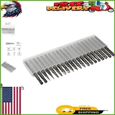Assorted Carbide Burs Set for Die Grinders - 20pcs 1/8" Durable Rotary Files