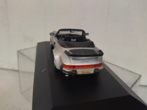 PORSCHE 911 1986 TURBO CABRIO SILVER 1:43 HIGH-SPEED CAJA NO ORIGINAL - Imagen 5 de 6
