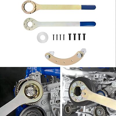 Cam Gear Lock Tool+Crank Pulley Tool+STD Cam Sprocket Tool Kit For Subaru STD