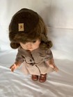 1960s GSUSA Girl Scout Brownie Doll 11"+Uniform-Rooted Hair-Walker-Sleepy Eyes — photo 2