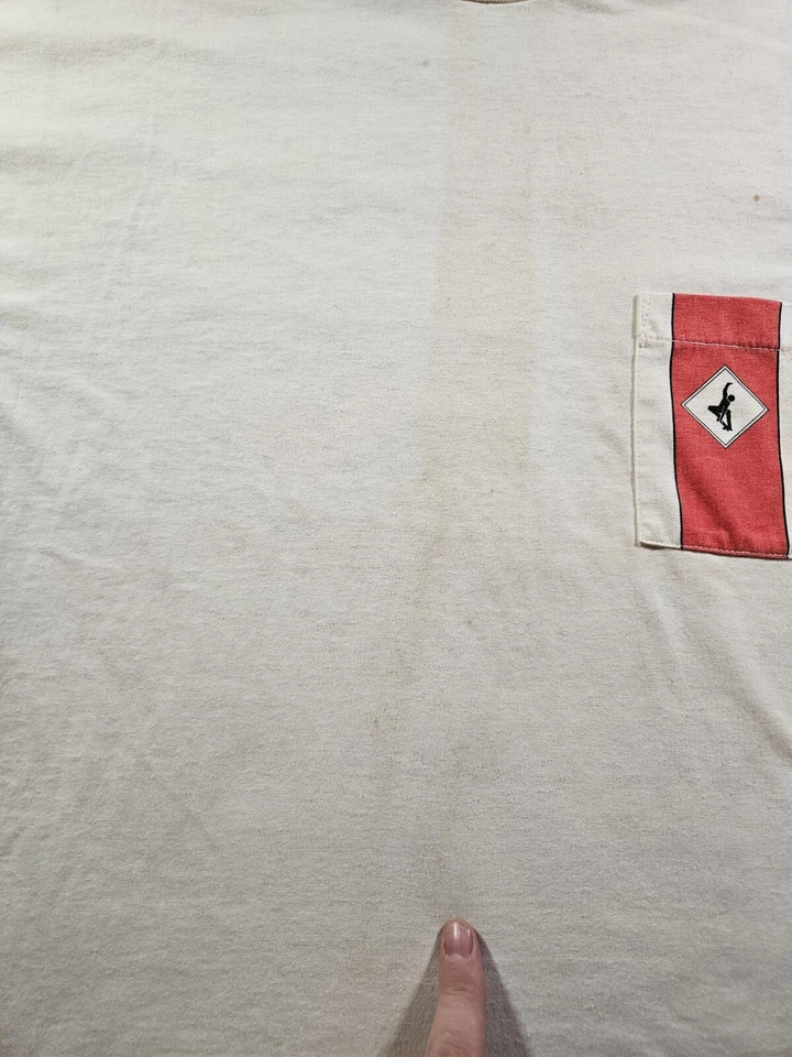 Vintage 80s 90s Skate Xing USA Pro Team Skateboarding Pocket T-shirt Size M - Image 4 of 4