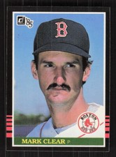 1985 Donruss #538 Mark Clear Boston Red Sox