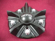 Boss Motorsports Wheels Flat Black Custom Wheel Center Cap # 3314 AEWC (1 CAP)