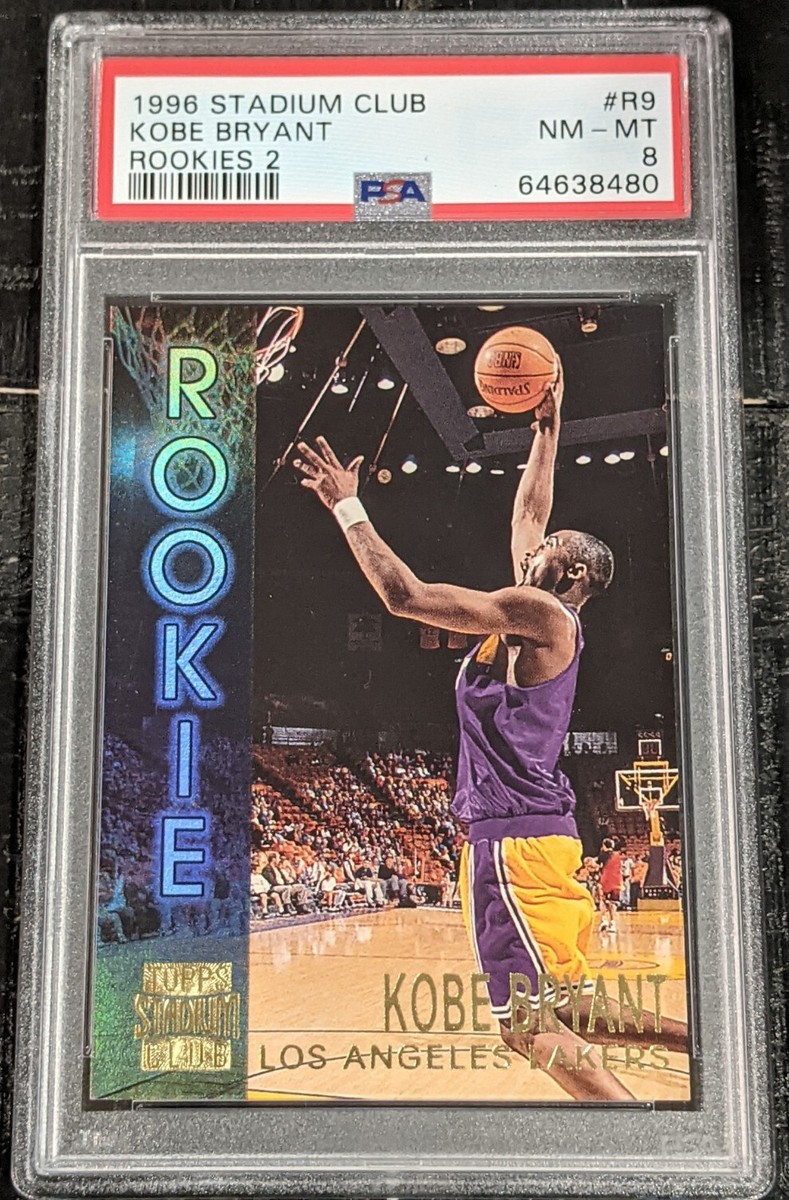 KOBE BRYANT 1996-97 EX RC PSA 8 コービー高騰中！ 1996-97 Topps Stadium Club Kobe Bryant PSA 8 NM-MT R9