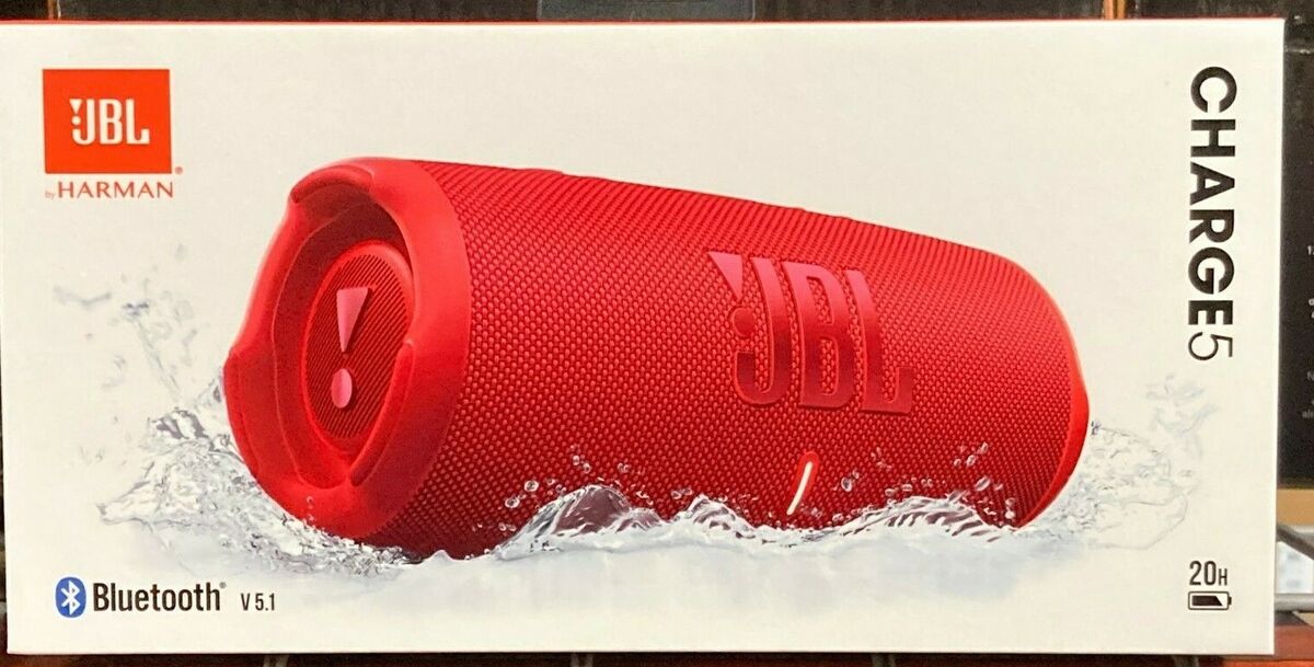 JBL CHARGE 5 - Portable Bluetooth Speaker with IP67 Waterproof - Red