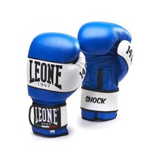 GUANTONI DA BOXE LEONE GN047 SHOCK 10/12/14/16 OZ 100% PELLE THAY KICK 