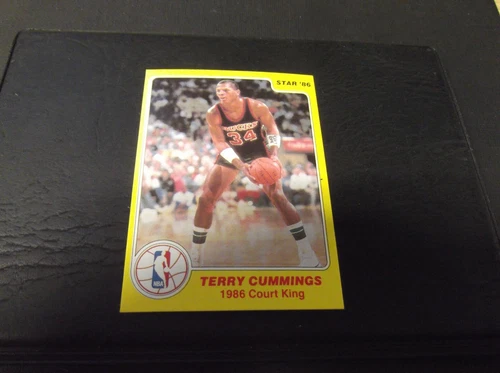 1985-86 Star Court Kings Set-Break #8 TERRY CUMMINGS NM-MT+