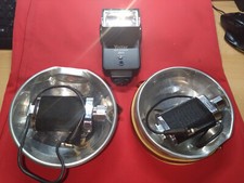 Vintage Agfa Flash Gun KL Unit and Case 2 pcs  bonus