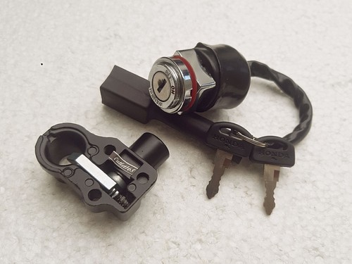 New Honda XL175 XL250 XL350 MT125 MT250 Main Ignition Switch Key SET Seat Lock - Picture 6 of 14