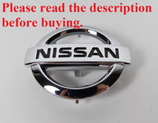 Nissan Steering Wheel Emblem 2 Chrome Badge Altima Sentra Frontier Genuine Oem