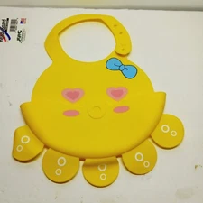 Baby Feeding Bib Silicone Easy Clean Food Catcher Bib