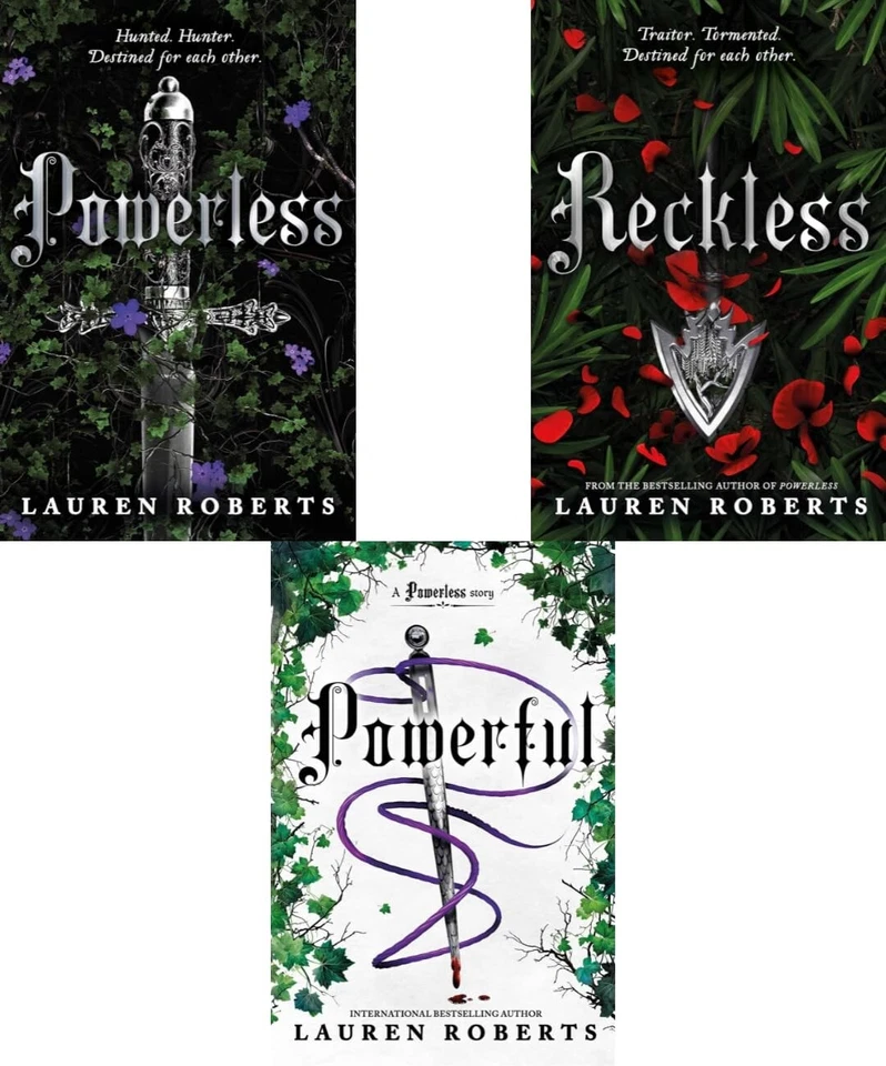 Powerless Lauren Roberts 3 Book Collection Set NEW (FREE P+P) Genuine UK Edition - Image 2 of 4