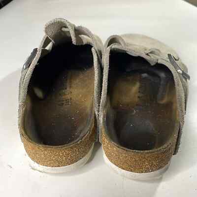 Stussy X Birkenstock Boston Mule Bone Sandals Men's 41 (8 Stussy X Birkenstock Boston Mule Bone Sandals Men's 41 (8