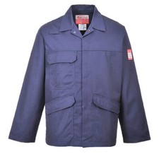 Image of BizFlame Pro Mens Flame Resistant Jacket Navy M
