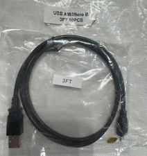 USB-A to Micro-USB Cable - 3' - Black