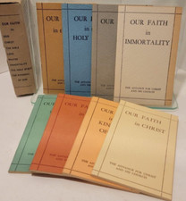 Our Faith Booklets (8) 1949-1950  PB/VG/Box Set     (see photos)