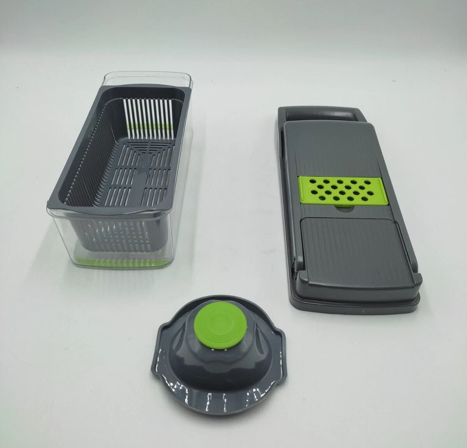 Multifunktionaler Küchenschaber Zerkleinerer T-GOGO Coupe Légumes 13 in 1 02  - Bild 2 von 4