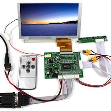 VGA 2AV Reversing LCD Driver Board 6.2" HSD062IDW1 800 480 LCD Display