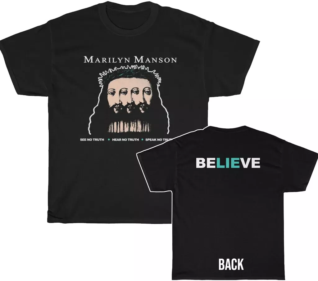 Marilyn manson 2025 believe t shirt