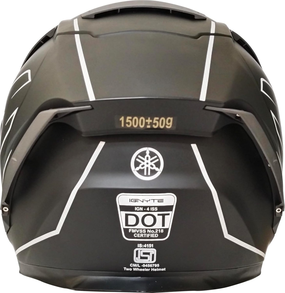 Yamaha Y4 Full Face Helmet Matt Black Size M L XL Y6ATZ1MB0L24 | eBay