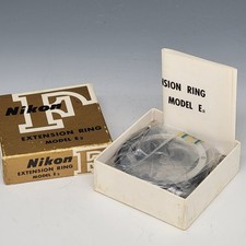 NOS Nikon Extension Ring - E2 - Mint Condition In Wrapper w/ Box  Instructions