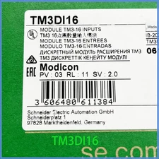 Original manufacturer Modicon TM3 Series TM3DI16 MODULE TM3-16 INPUTS Schneide