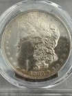 SEMI-KEY PCGS AU-details, cleaned 1883-S MORGAN SILVER DOLLAR. Looks AU-53