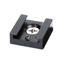 2 Pcs Light Stand Adapter Camera Flash Shoe Mount Aluminum Alloy Cold Bracket