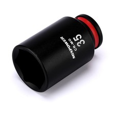12 Drive Deep Impact Socket Cr-mo 35mm Metric 6 Point Axle Nut Impact Gra 12 Drive Deep Impact Socket Cr-mo 35mm Metric 6 Point Axle Nut Impact Gra