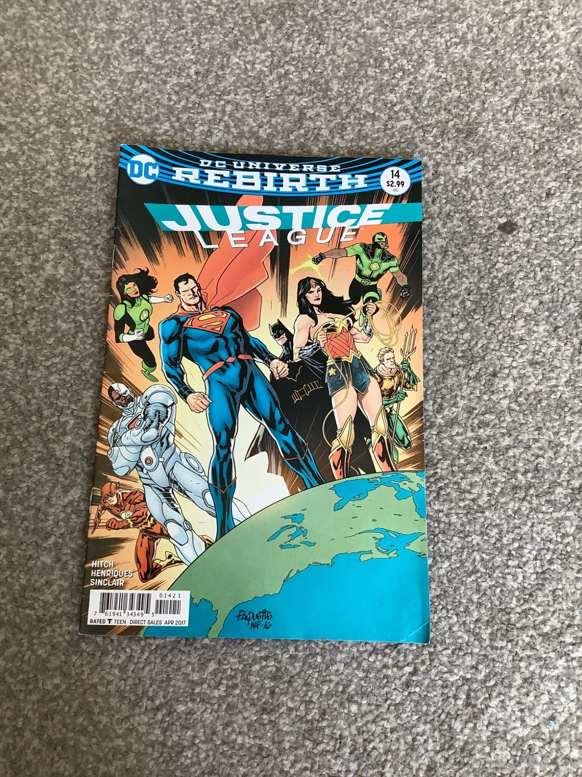 DC UNIVERSE REBIRTH COMICS -JUSTICE LEAGUE-APR 2017-NO 14
