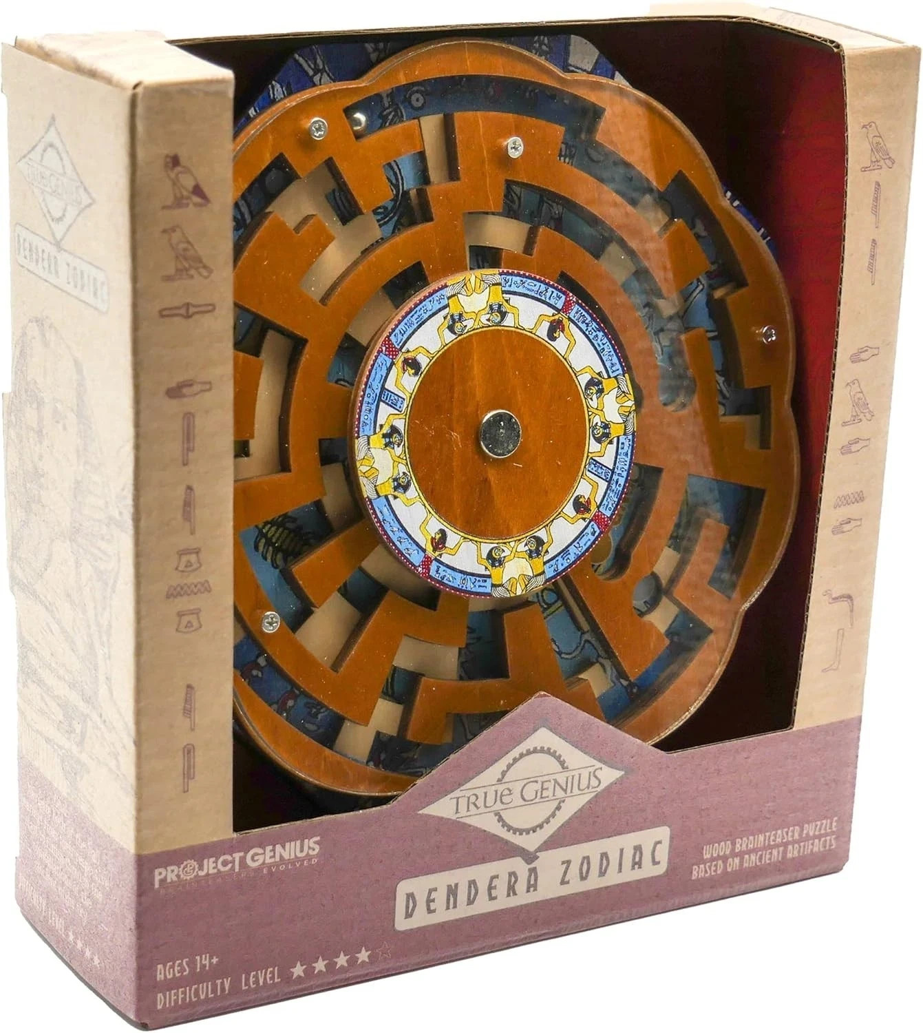 Brain Teaser Math Puzzle - Dendera Shifting Maze Project Genius