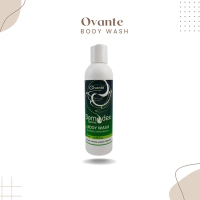 Ovante Demodex Body Wash 6.0 oz – Itchy Skin Relief & Sensitive Skin Cleanser